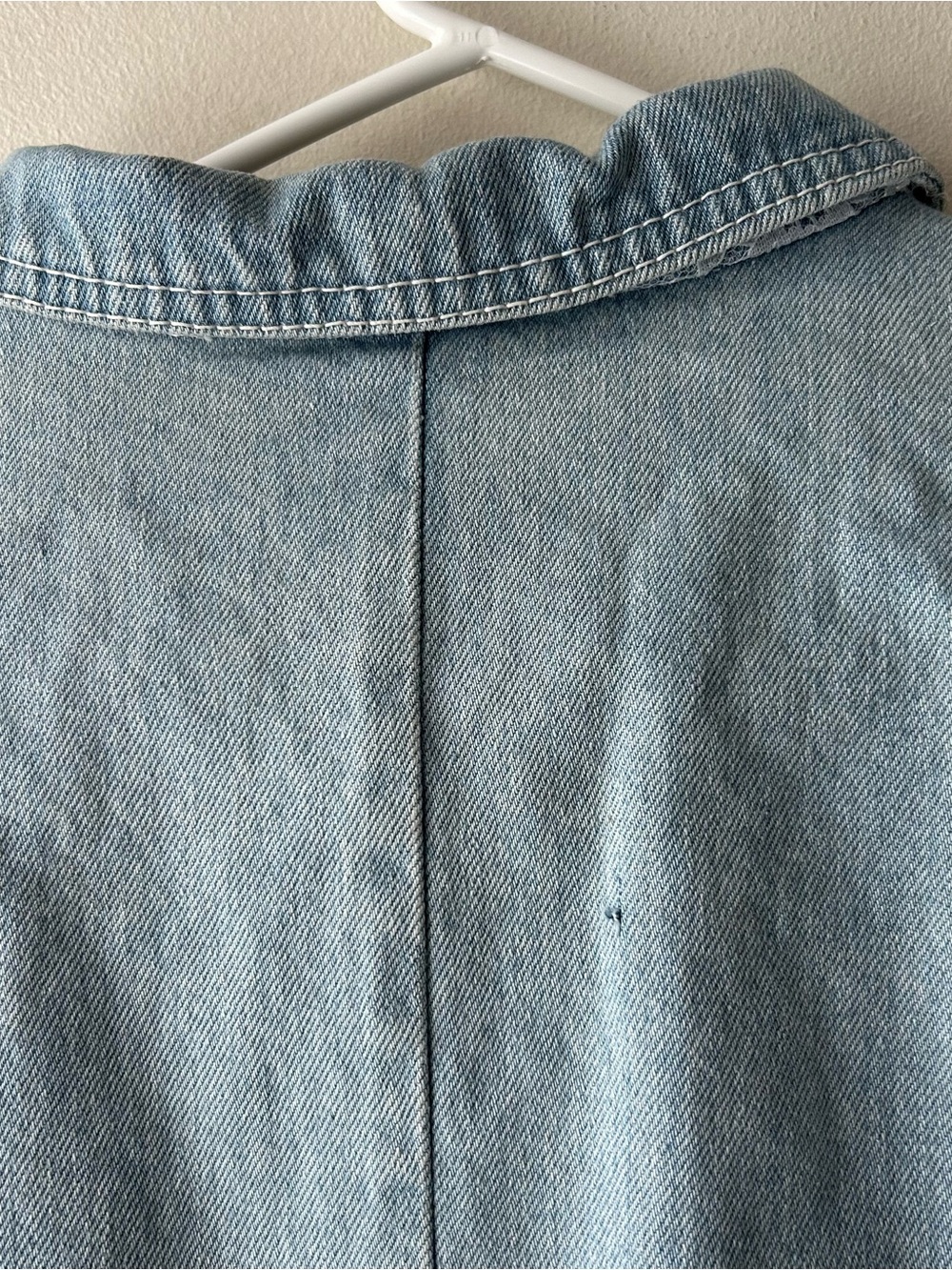 Vintage Coastal Cowgirl Western Pulse by Aero Denim Lace Jacket Blue White L - Picture 13 of 16